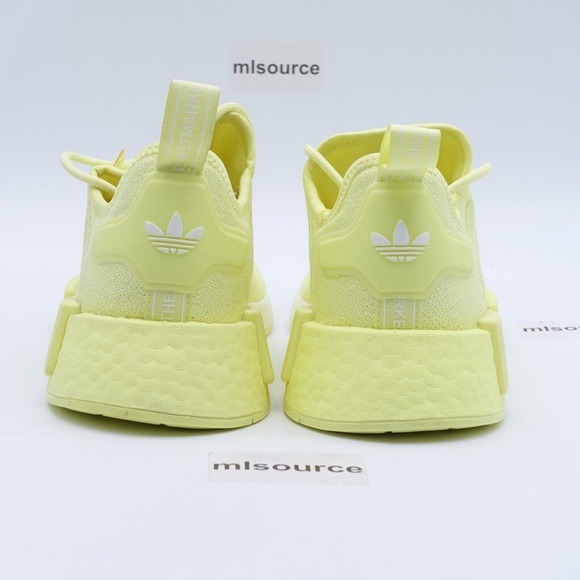 NEW adidas Originals NMD_R1 Sneakers GX8382 Pulse Yellow/White - Picture 5 of 7